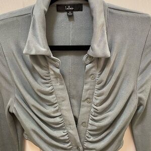 Lulu's Gray Mini Dress